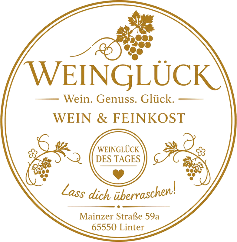 Siegel: Weinglück — Wein und Feinkost, Lass dich überraschen